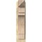 Ekena Millwork Merced Arts & Crafts Rough Sawn Outlooker, Douglas Fir, 6"W x 14"D x 26"H OUT06X14X26MRC03RDF - alternate 2